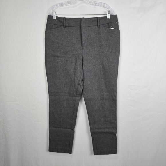 A New Day Skinny Ankle Pants Women's 14 Heather Gray Stretch NWT - Picture 1 of 16